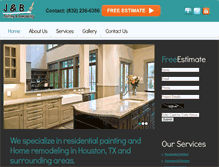 Tablet Screenshot of jandbpaint.com